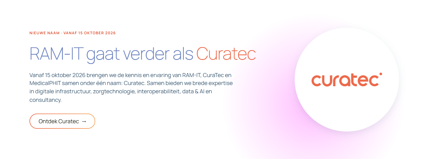RAM-IT gaat verder als Curatec
