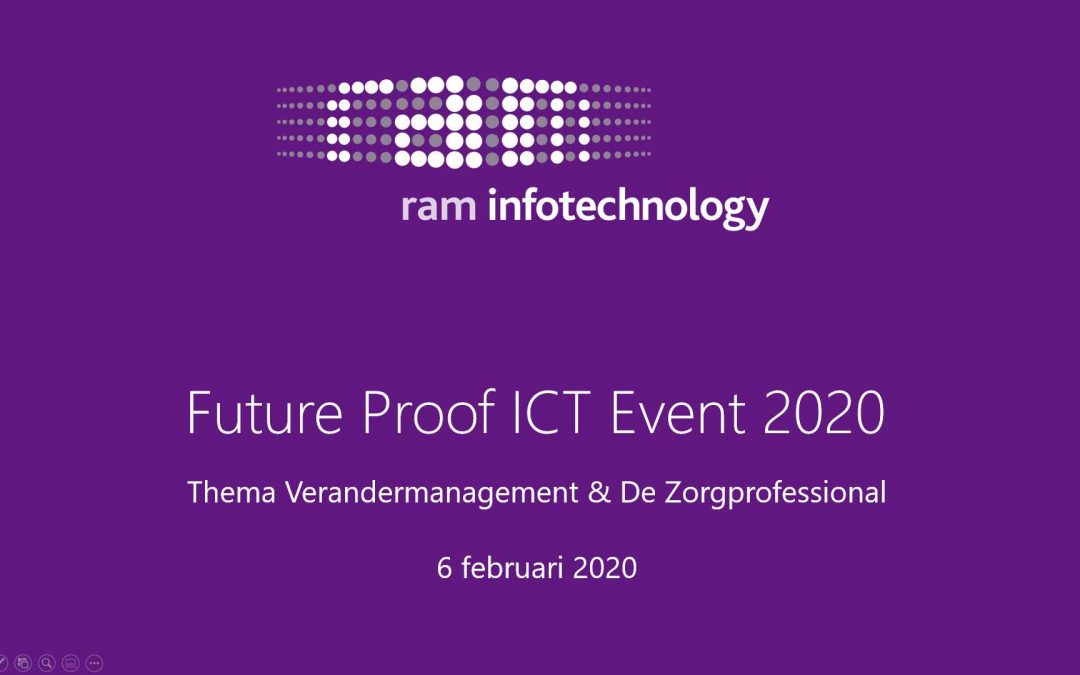 5e Adviseurs Event ‘Future Proof ICT 2020’ benadrukt belang adoptie bij ICT-implementaties in de zorg