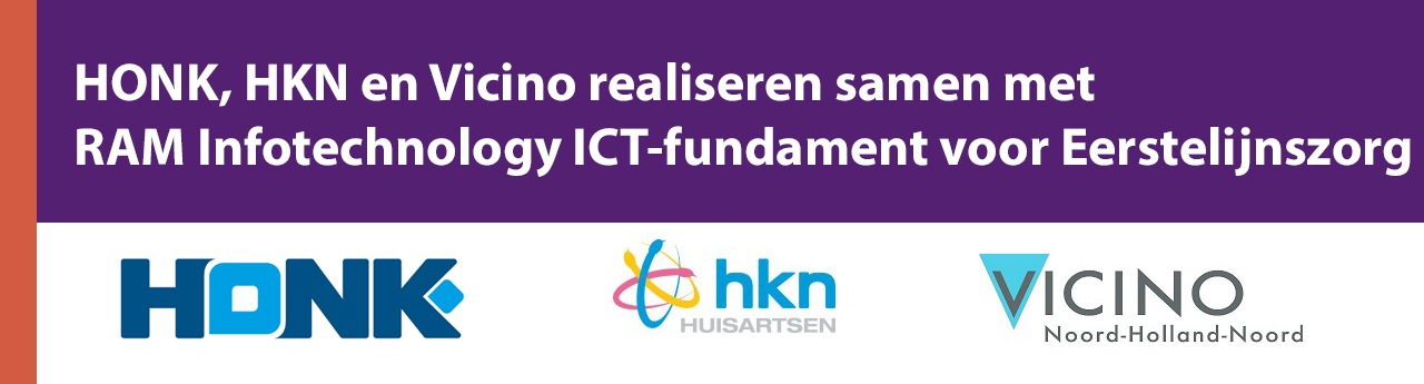 HONk banner RAM-IT ICT voor de eerstelijnszorg