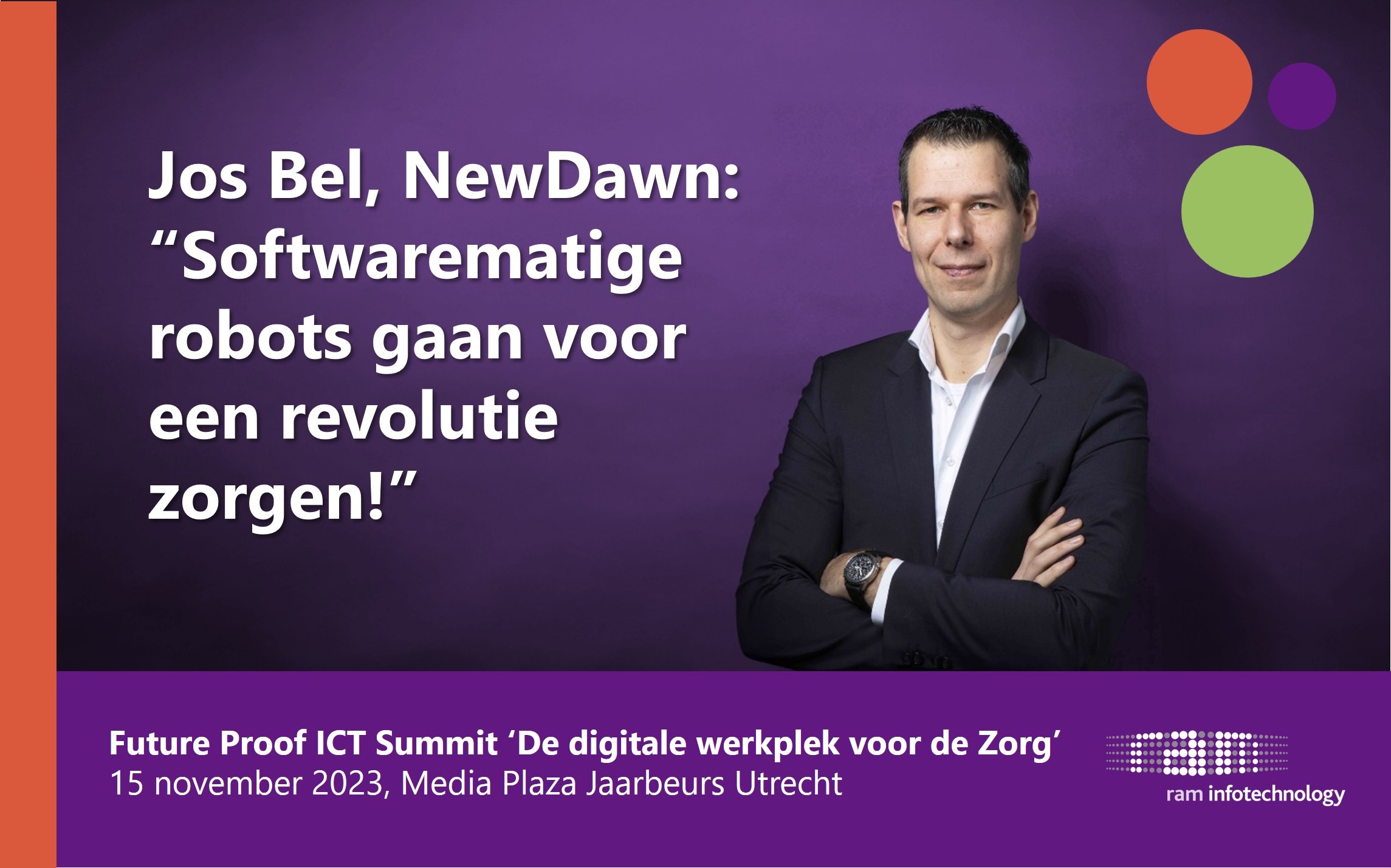 Softwarematige robots Jos Bel NewDawn