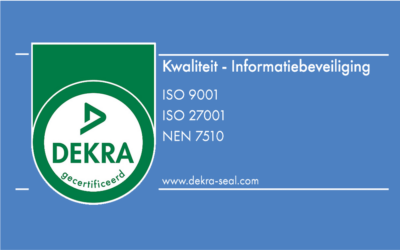 RAM Infotechnology behaalt opnieuw certificaten ISO 9001/ 27001/ NEN 7510 van DEKRA
