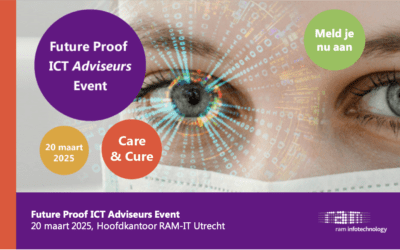 20 maart: 9e Future Proof ICT Adviseurs Event over AI en Data voor de Zorg en Leidinggeven aan de Transformatie.