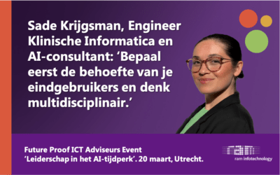 “Bepaal eerst de behoefte van je eindgebruikers en denk multidisciplinair”