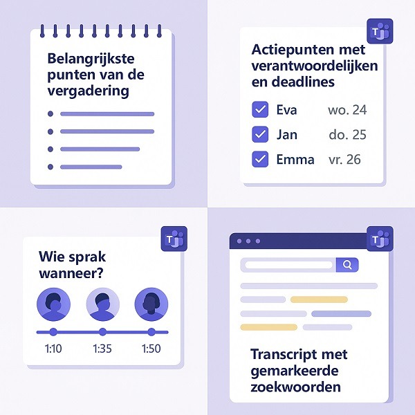 Microsoft Copilot Intelligent Recap-M Copilot maakt meetings efficiënter met Intelligent Recap